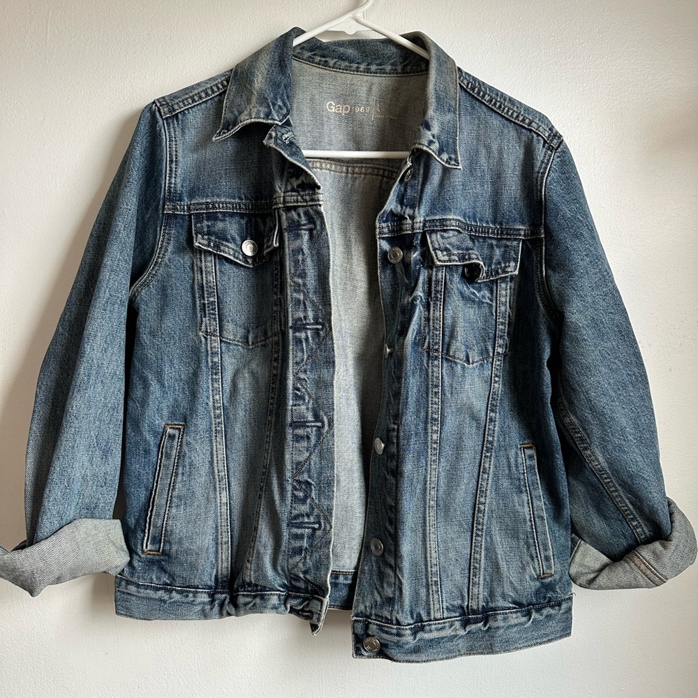 GAP Medium Blue Denim Jacket